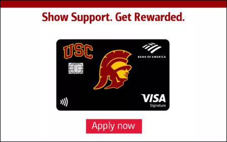 Bank of America USC Visa credit card