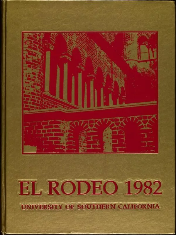 1982 El Rodeo yearbook cover