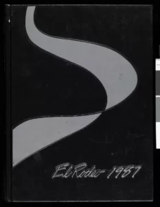 1987 El Rodeo yearbook cover