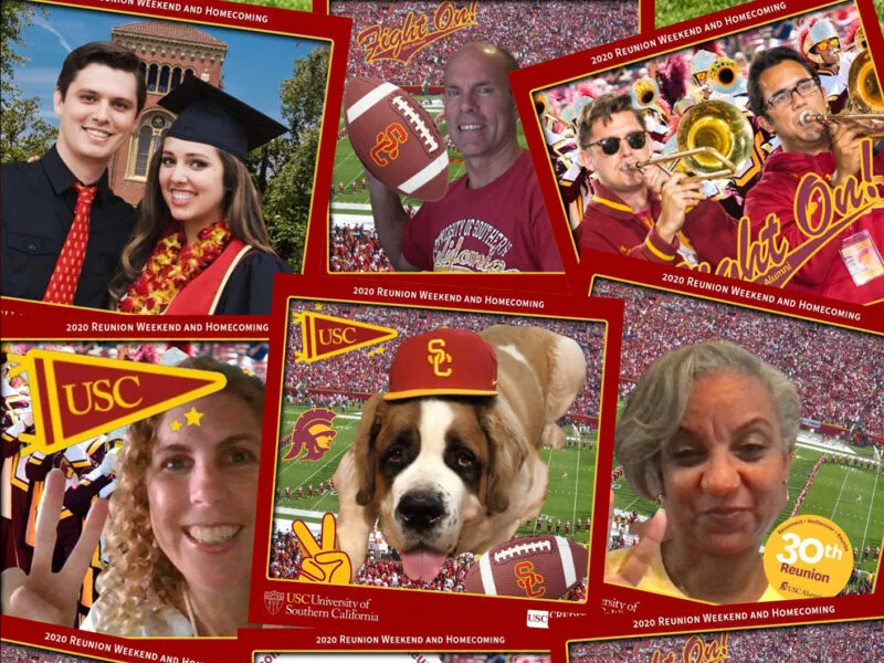 collage of alumni photos
