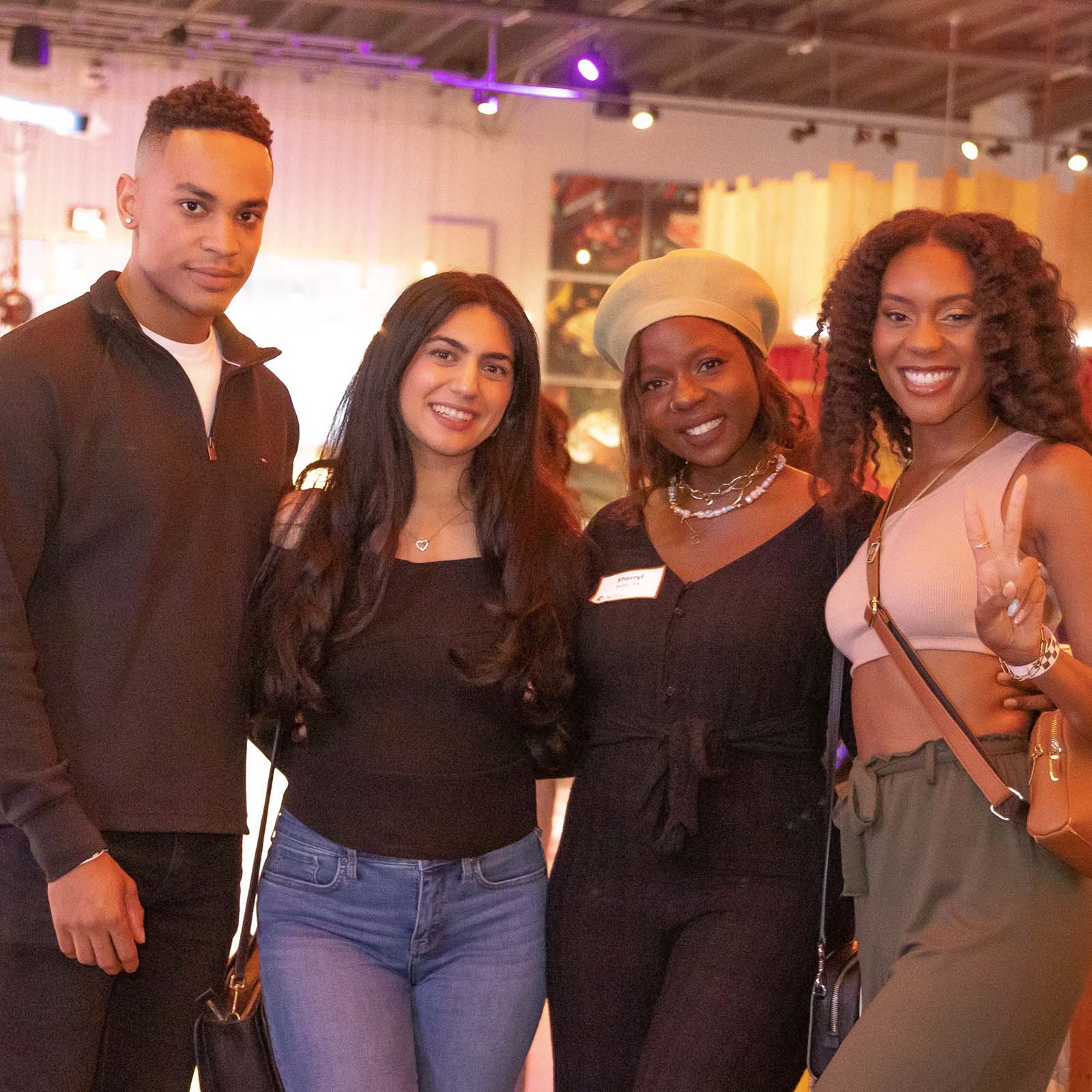 alumni welcome reception group photo