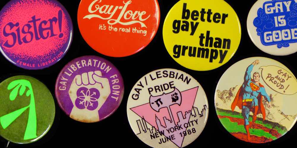 LGBT buttons