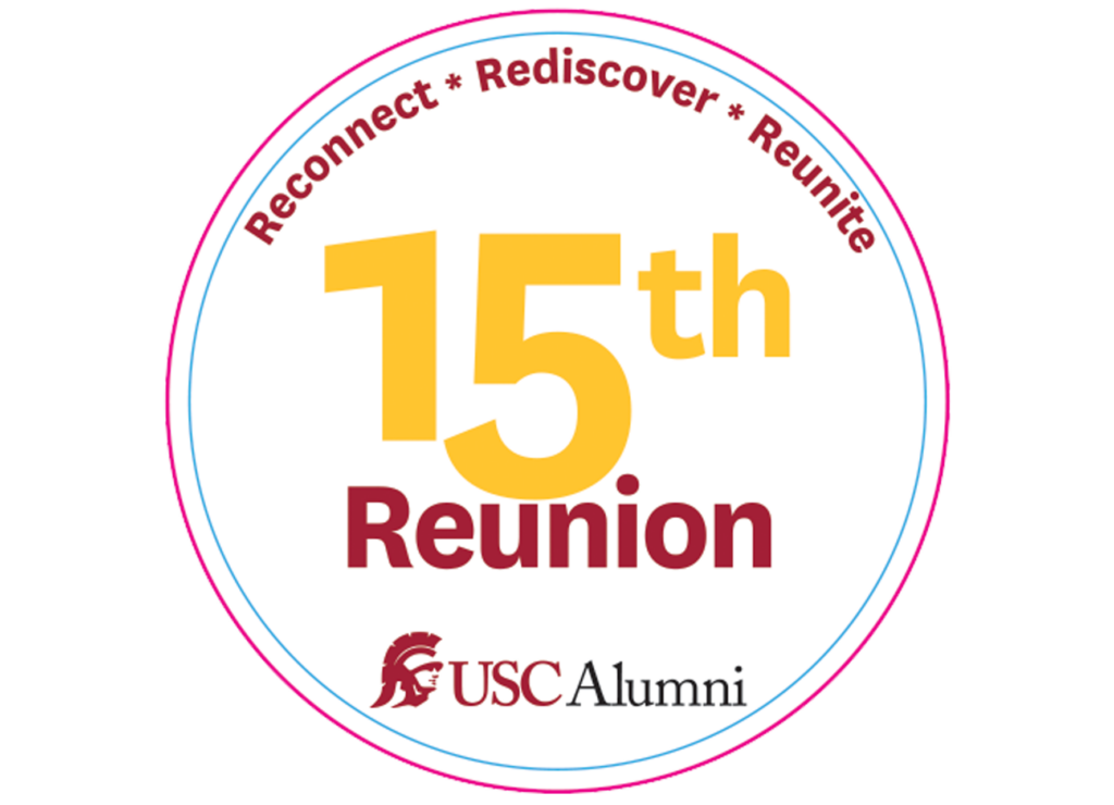 15th reunion button