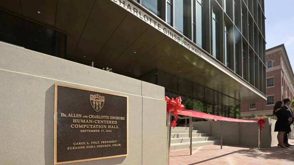 exterior of Ginsburg Hall