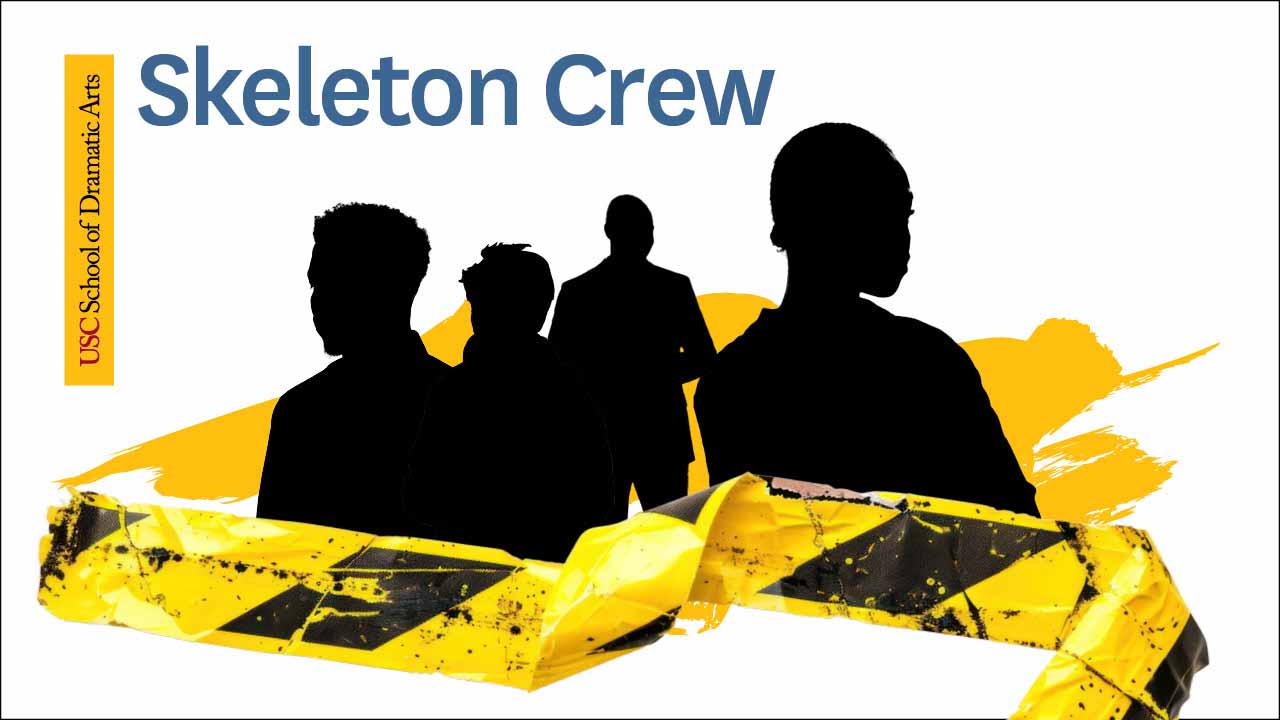 graphic for Skeleton Crew with several dark silhouettes